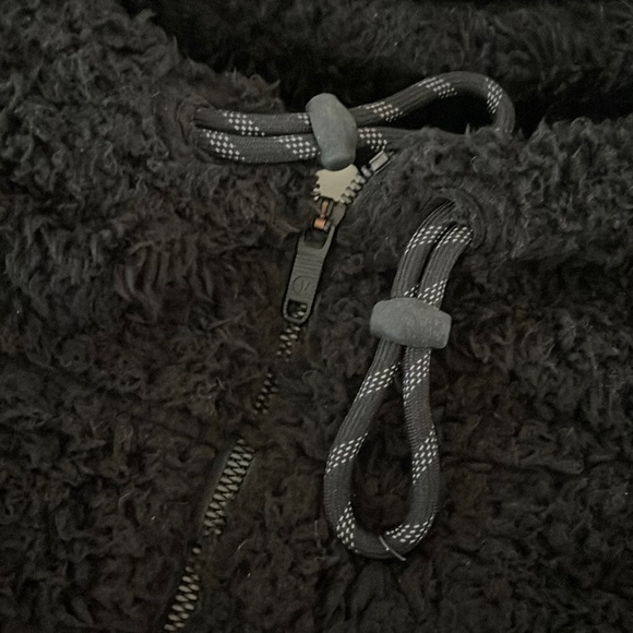 Lululemon scuba oversized half zip hoodie PLUSH FLEECE BLACK - Picture 2 of 9